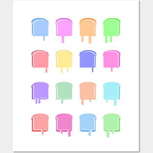 Rainbow Toast Posters and Art